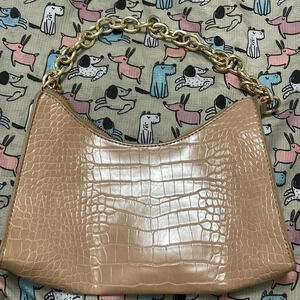 SHEIN Handbag Faux Leather Tan - Adorable little purse!